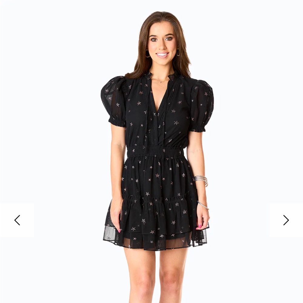 BUDDYLOVE GLITTER STAR MINI DRESS